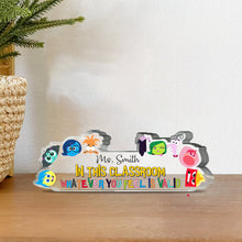 Load image into Gallery viewer, Personalized Custom Shaped Acrylic Plaque for Teacher Appreciation
