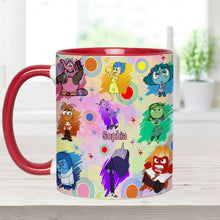 Load image into Gallery viewer, Personalized Accent Mug with Emotions Design Gift for Friends
