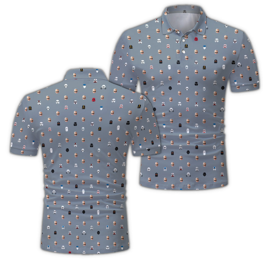 Personalized The Force Polo Shirt Custom Dad Gift