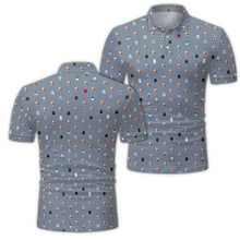 Load image into Gallery viewer, Personalized The Force Polo Shirt Custom Dad Gift
