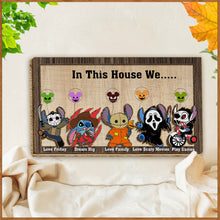 Load image into Gallery viewer, Personalized 2 Layered Wood Sign Custom Ohana Home Decor Gift
