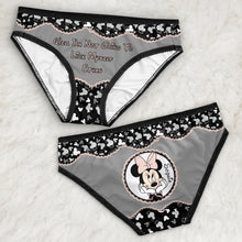 Load image into Gallery viewer, Personalized Lace Border Women Briefs Custom Name Gift
