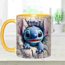 Load image into Gallery viewer, Personalized Ohana Accent Mug Custom Name Gift for Kids
