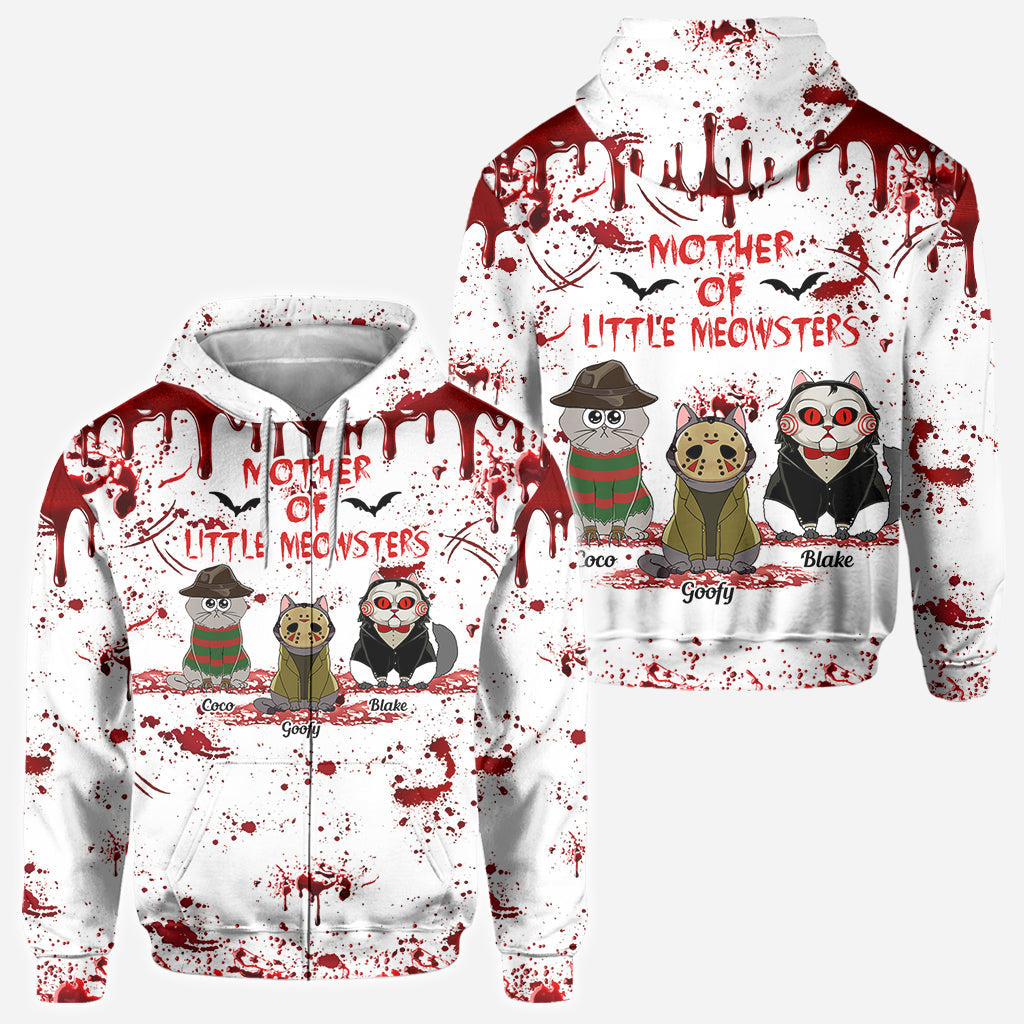 Personalized Cat Themed All-Over Print Shirt for Cat Lovers