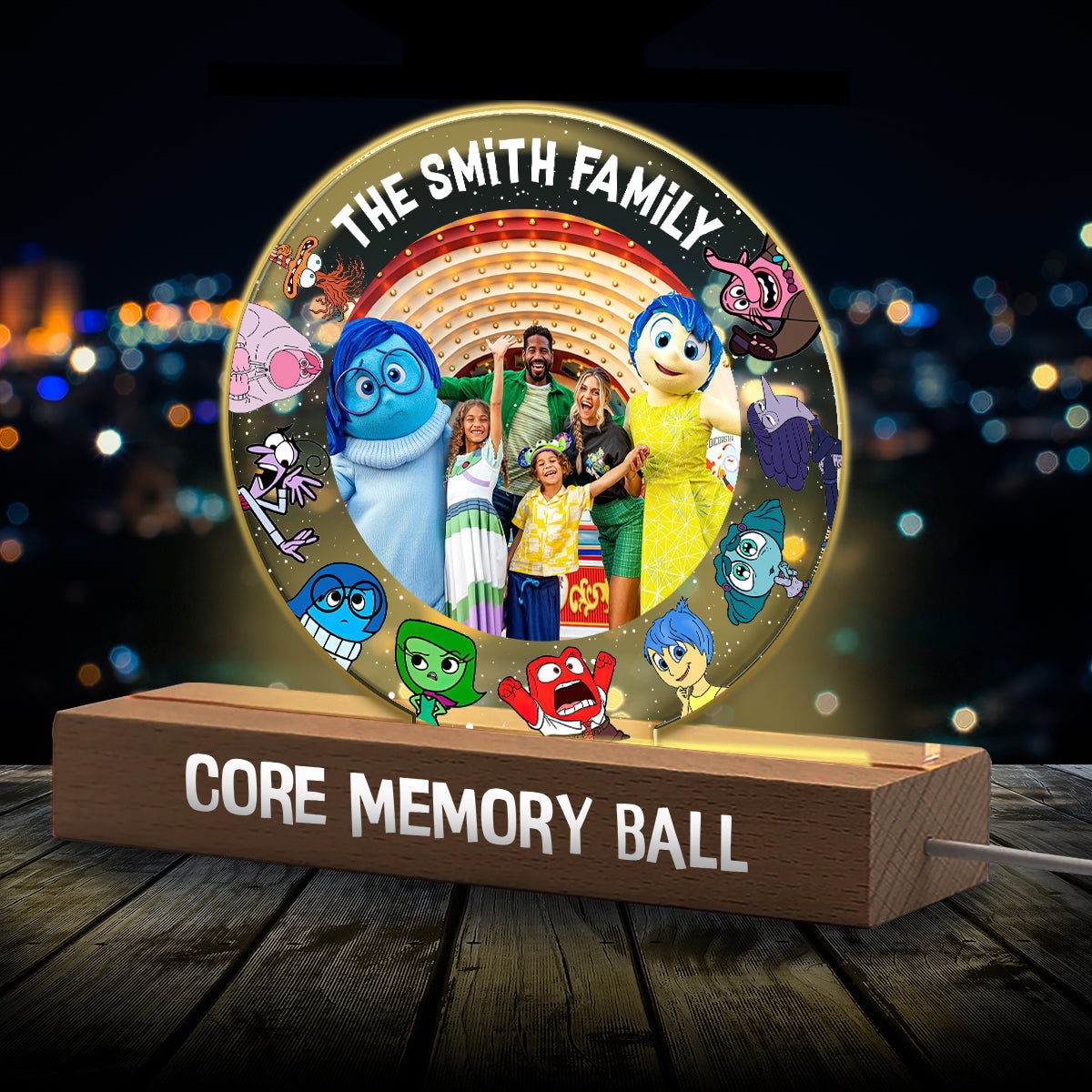 Personalized LED Night Light Custom Photo Gift for Family