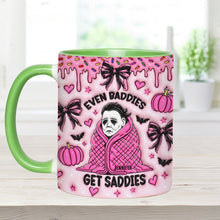 Load image into Gallery viewer, Personalized Two-Tone Accent Mug with Halloween Theme Gift
