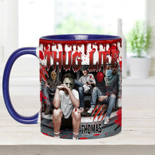 Load image into Gallery viewer, Personalized Thug Life Accent Mug Custom Name Gift for Halloween

