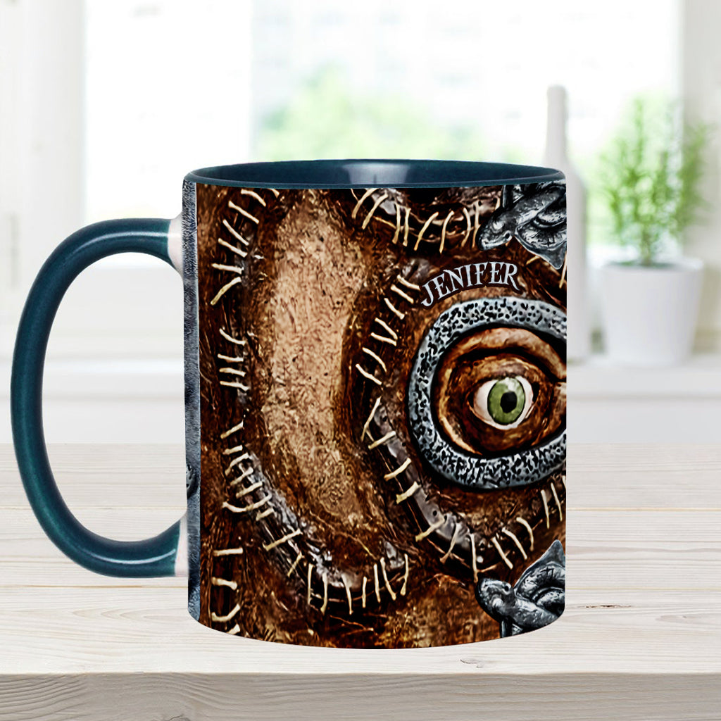 Personalized Three Witches Accent Mug Custom Name Gift for Halloween