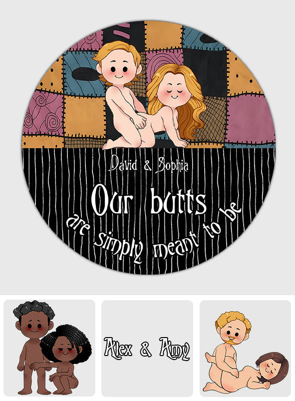 Personalized Round Rug Custom Couple Design Unique Home Decor