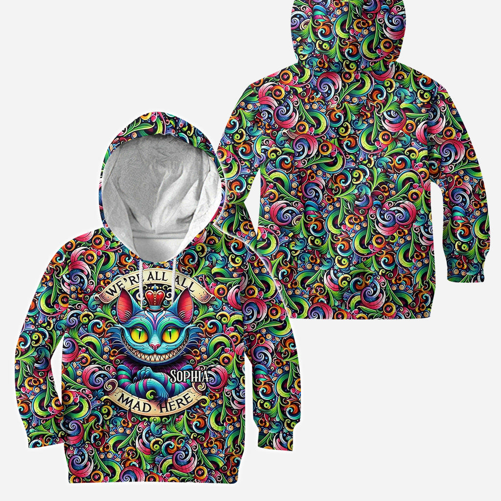 Personalized Cat Design Hoodie & Leggings Set for Women