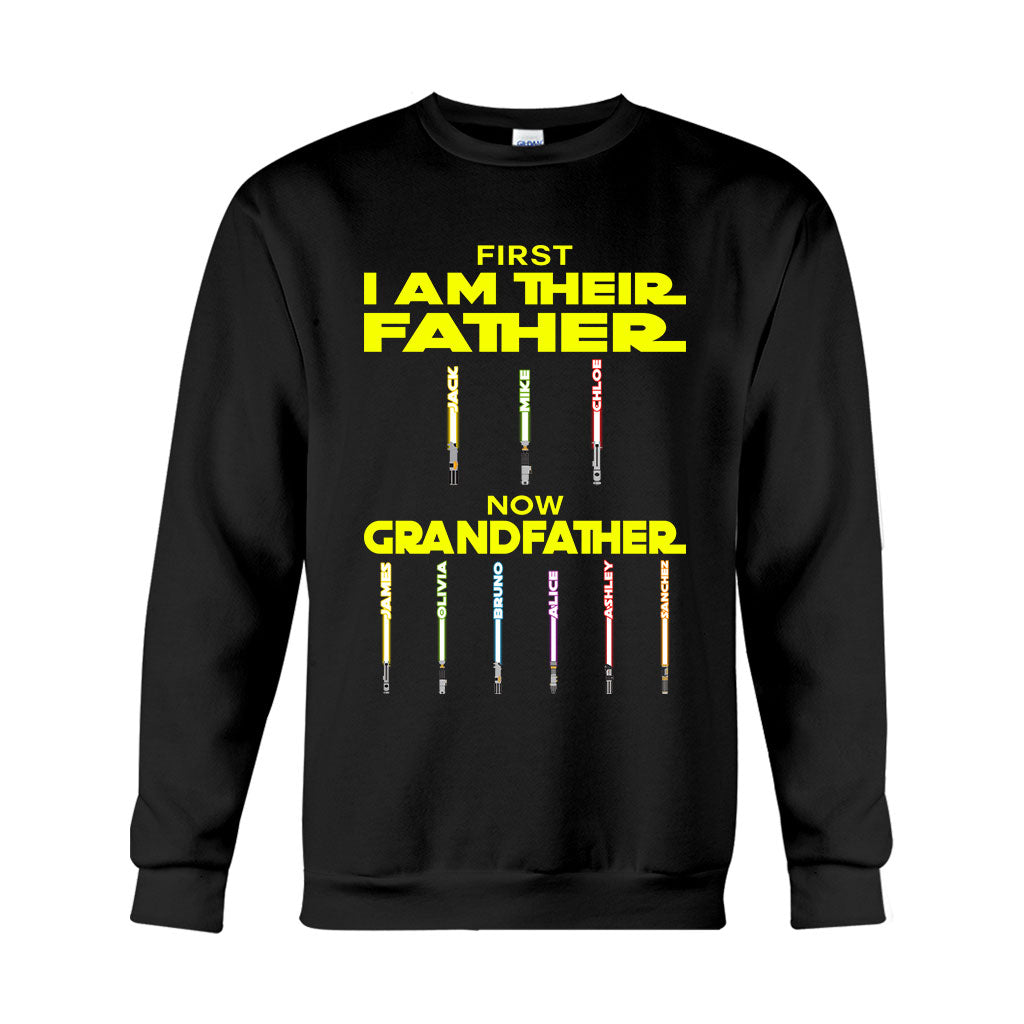 Personalized Star Wars Father Grandfather T-Shirt & Hoodie Gift
