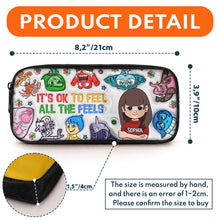 Load image into Gallery viewer, Personalized Kids Pencil Case with Fun Characters &amp; Custom Name
