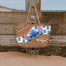 Load image into Gallery viewer, Personalized Canvas Beach Bag with Custom Design for Beach Day
