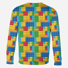 Load image into Gallery viewer, Personalized Fun Kids All Over Shirt with Name – Eat Sleep Build Repeat

