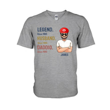 Load image into Gallery viewer, Personalized Super Plumber T-Shirt &amp; Hoodie for Dad | Custom Name Gift
