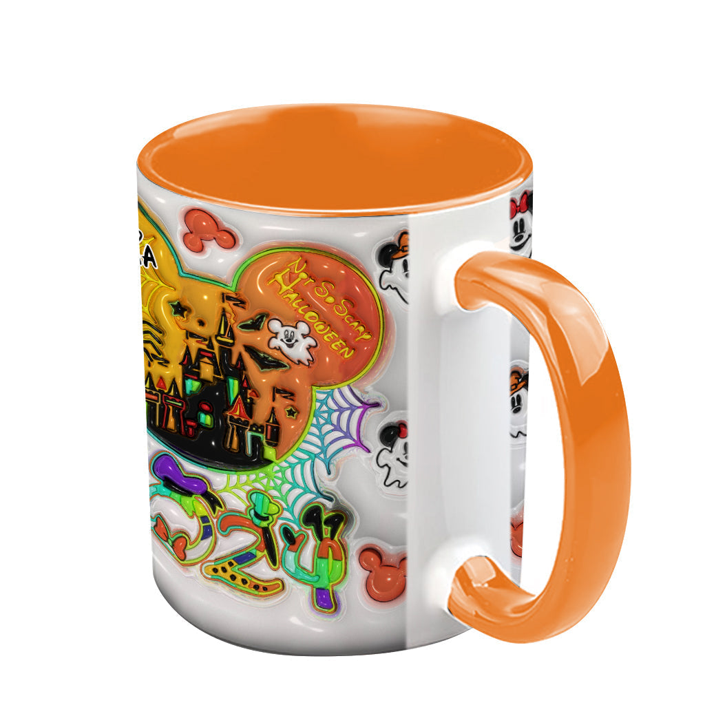 Personalized Halloween Mouse Accent Mug with Custom Name for Kids