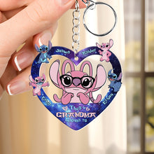 Load image into Gallery viewer, Customizable Ohana Keychain for Grandma - Family Gift
