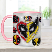 Load image into Gallery viewer, Personalized Accent Mug for Best Friends Custom Names Gift
