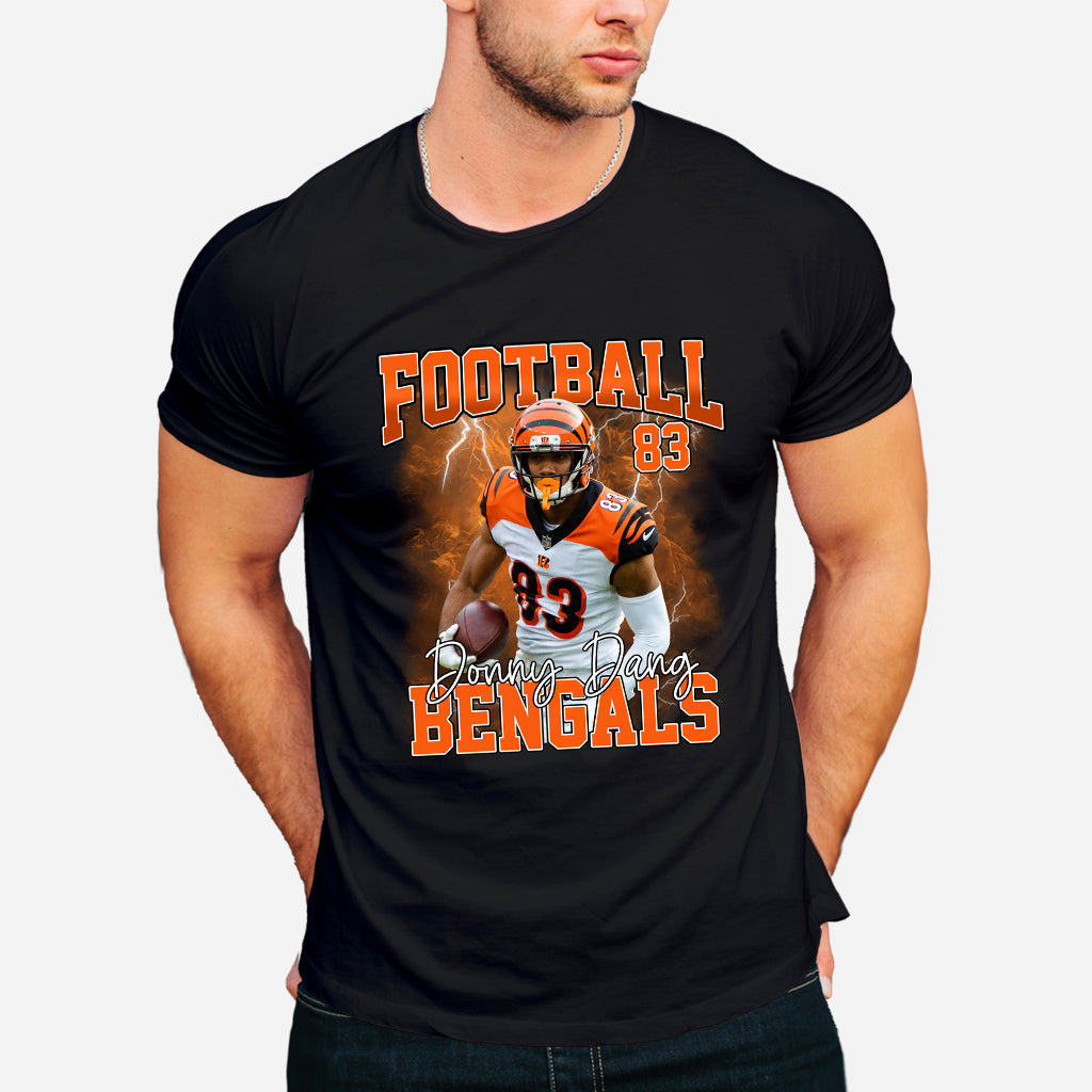 Personalized Football T-Shirt and Hoodie Custom Game Day Gift
