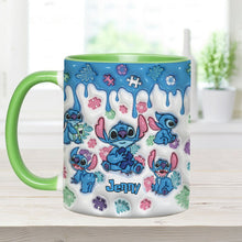 Load image into Gallery viewer, Personalized Autism Awareness Accent Mug Custom Name Gift
