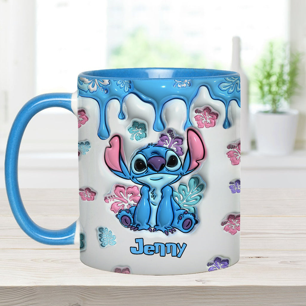 Personalized Ohana Accent Mug Custom Name Gift for Birthdays