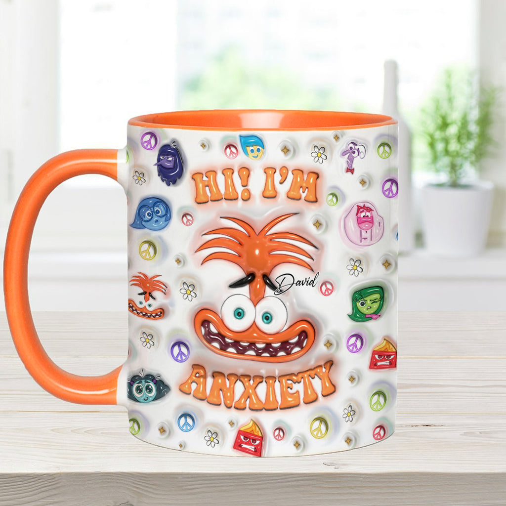 Personalized Two-Tone Accent Mug Custom Name Gift for Birthday
