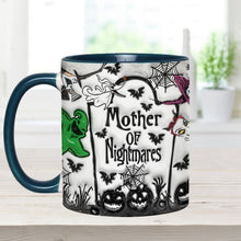 Load image into Gallery viewer, Personalized Nightmare Accent Mug with Custom Names for Mom
