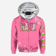 Load image into Gallery viewer, Personalized Grinchy Grandma Christmas All Over Shirt for Grandma
