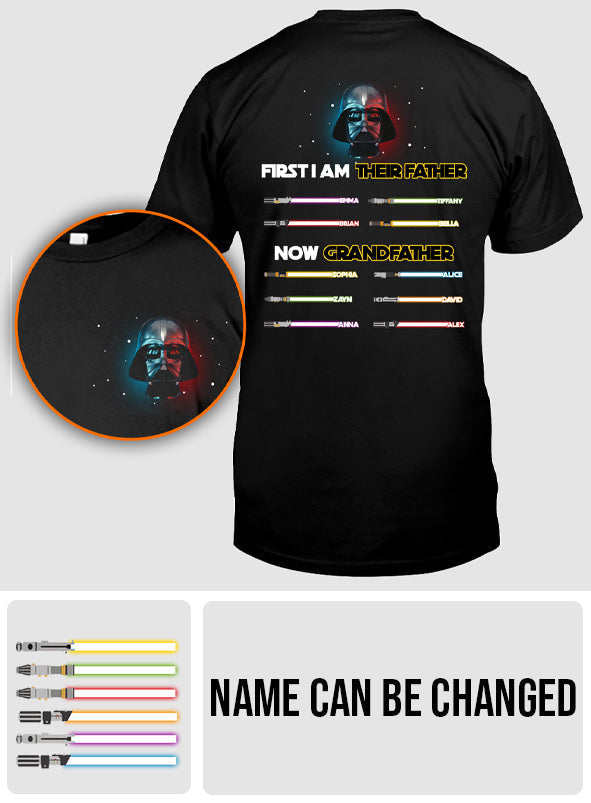 Personalized Darth Vader T-shirt and Hoodie for Grandfather's Day