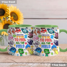 Load image into Gallery viewer, Personalized Autism Awareness Accent Mug for Kids | Custom Name Gift
