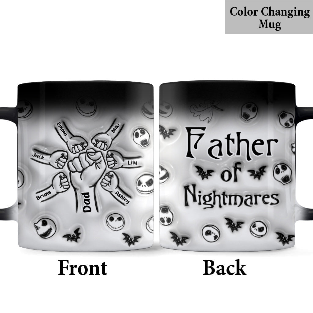 Personalized Nightmare Mug Custom Name Gift for Dad Halloween