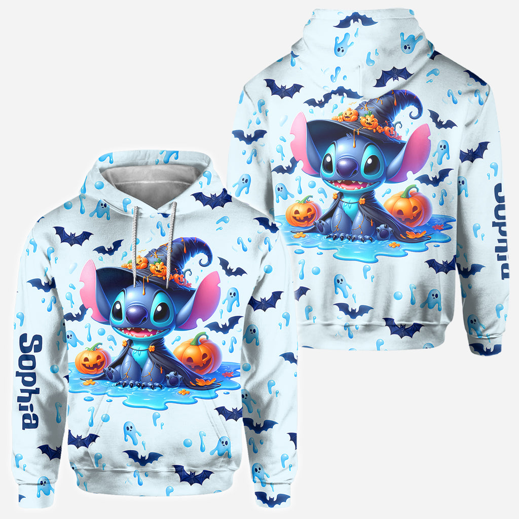 Personalized Halloween Ohana All Over Shirt Gift for Family