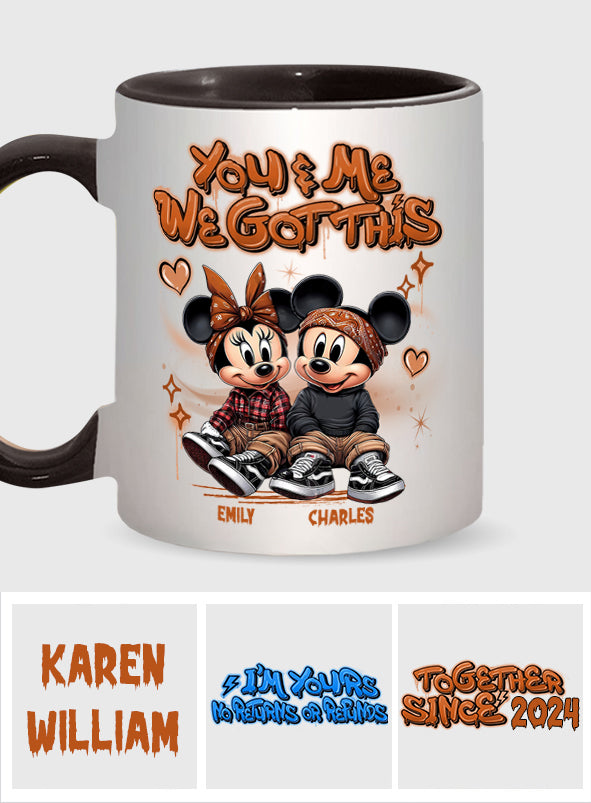 Personalized We Got This Accent Mug Custom Name Gift for Couples