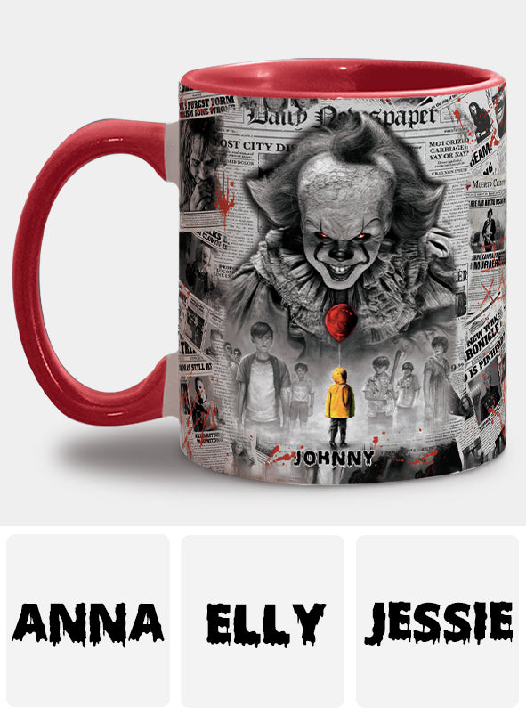 Personalized Horror Movie Accent Mug Custom Gift for Fans