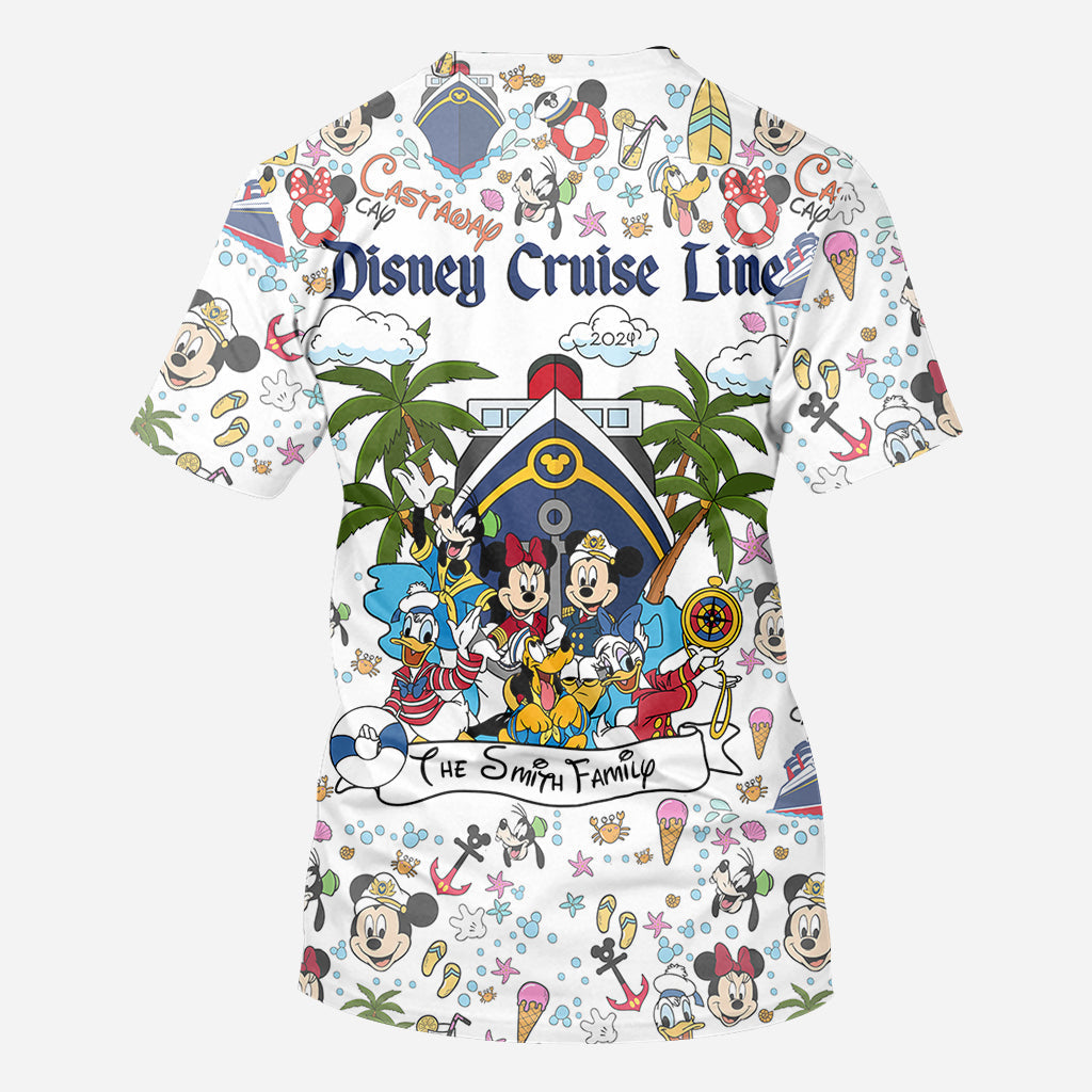 Personalized Family Cruise All-Over Shirt Custom Name Gift