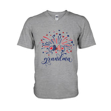 Load image into Gallery viewer, Personalized Firework Mouse T-shirt &amp; Hoodie for Family | 4th of July Gift
