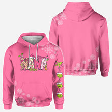 Load image into Gallery viewer, Personalized Grinchy Grandma Christmas All Over Shirt for Grandma
