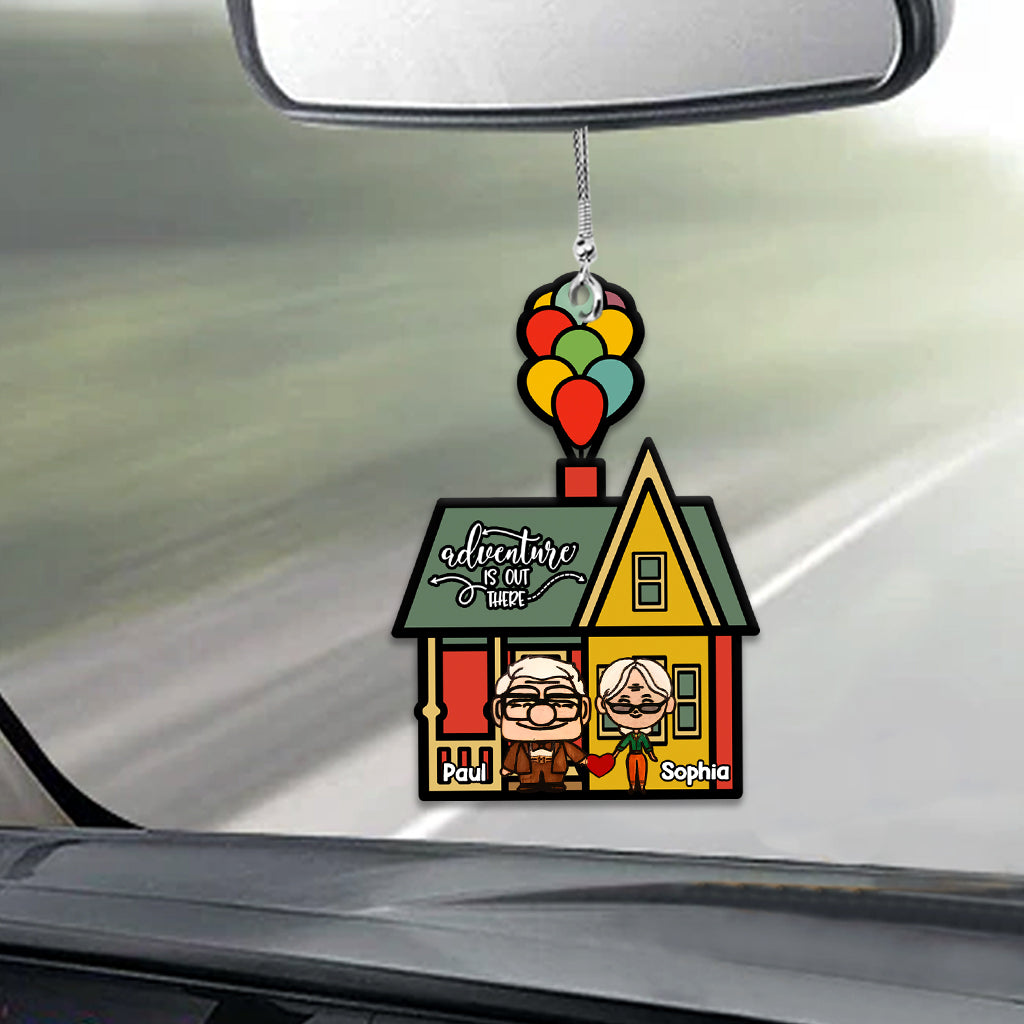 Personalized Adventure Car Ornament Custom Couple Gift for Christmas