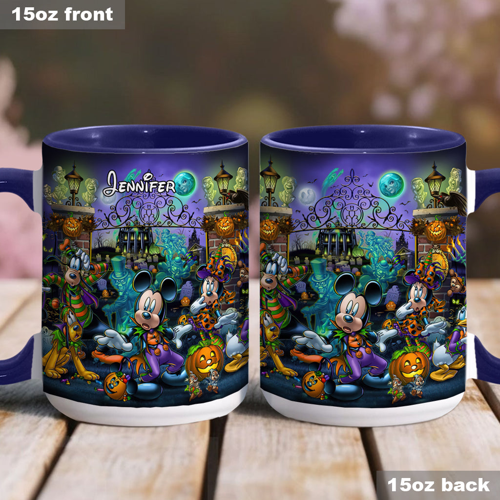 Personalized Halloween Accent Mug Custom Name Gift Idea