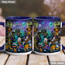 Load image into Gallery viewer, Personalized Halloween Accent Mug Custom Name Gift Idea
