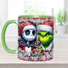 Load image into Gallery viewer, Personalized Nightmare Christmas Accent Mug Custom Name Gift
