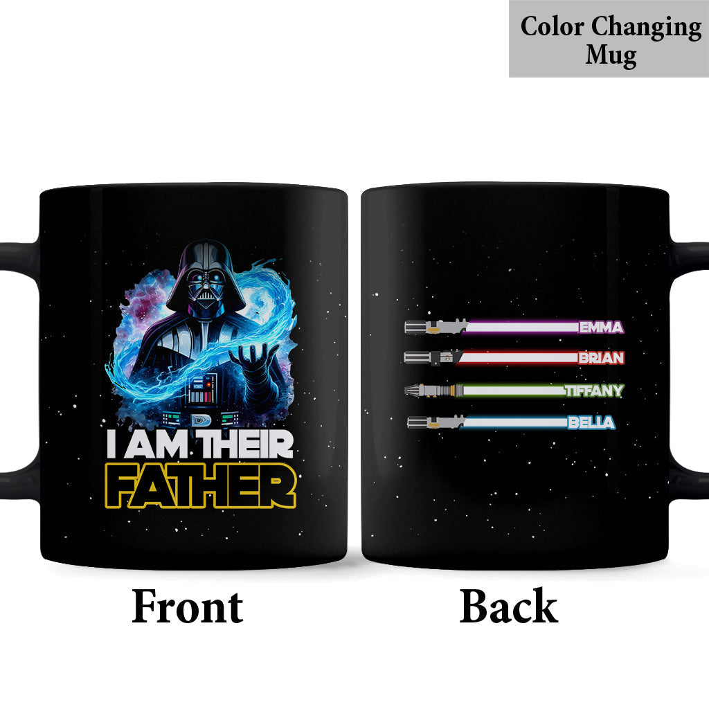 Personalized Star Wars Mug Custom Names Gift for Dad