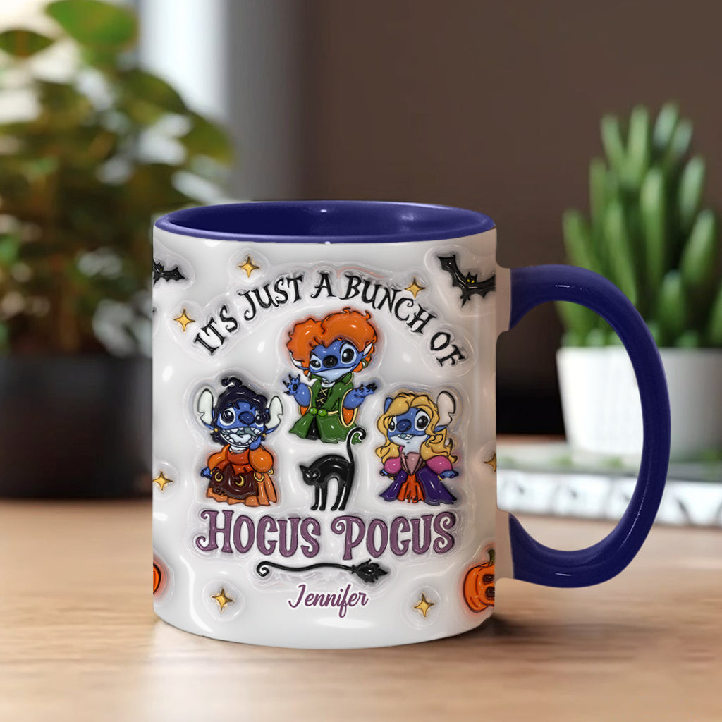 Personalized Halloween Ohana Ceramic Mug Custom Name Gift