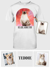 Load image into Gallery viewer, Personalized Cat T-Shirt &amp; Hoodie Custom Name Gift for Cat Lovers
