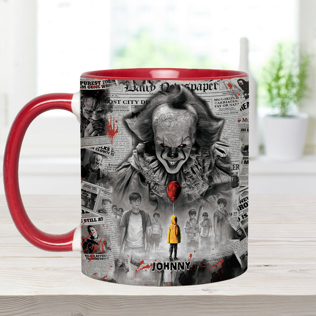 Personalized Horror Movie Accent Mug Custom Gift for Fans