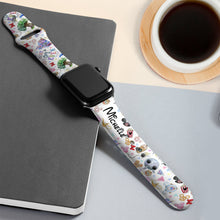 Load image into Gallery viewer, Personalized Mouse Ears Apple Watch Band Custom Name Gift
