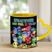 Load image into Gallery viewer, Personalized Heart Handle Mug Custom Name Gift for Loved Ones
