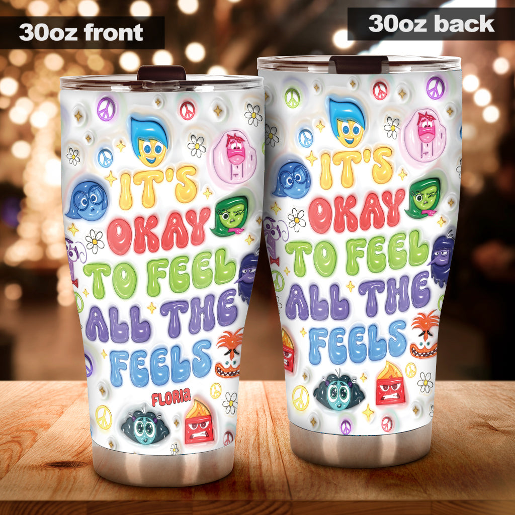 Personalized Stainless Steel Tumbler Custom Name Fun Gift