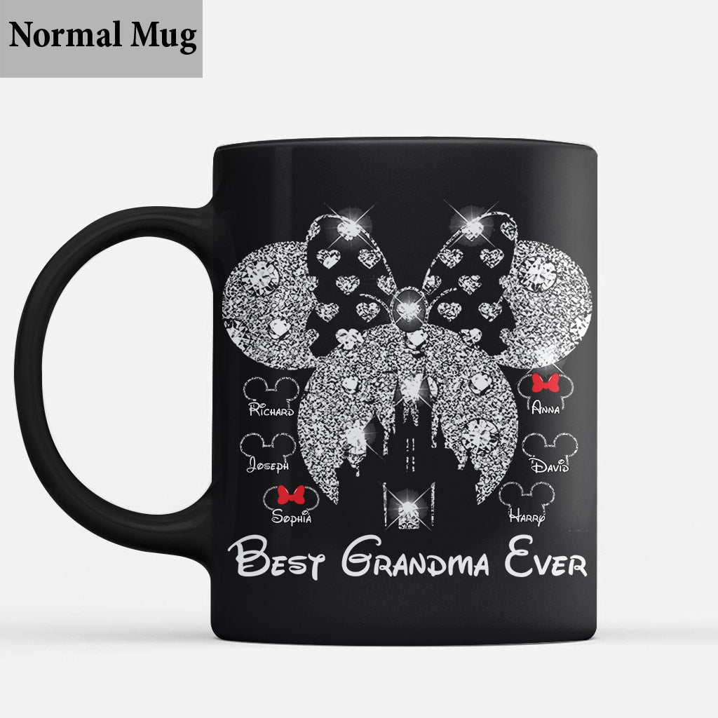 Personalized Best Grandma Ever Mouse Mug Custom Name Gift