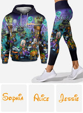 Load image into Gallery viewer, Personalized Halloween Mouse Hoodie and Leggings Set for Kids
